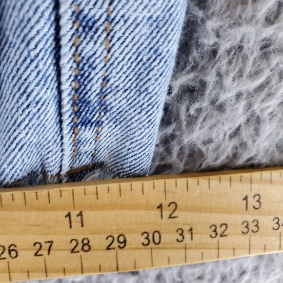 Wild Fable Overalls Womens XL Blue Denim Raw Hem Adjustable Shorts Shortalls - Picture 7 of 9